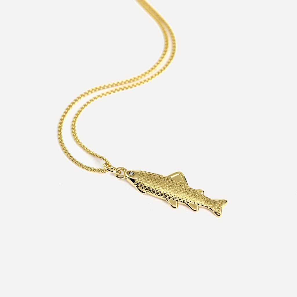 שרשרת דג - flat lay