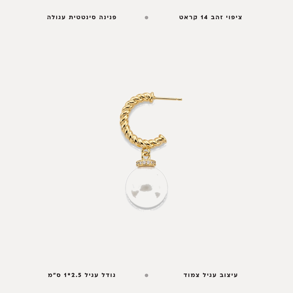 עגילי פנינה - features