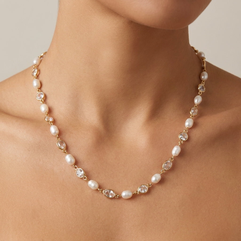 Elizabeth שרשרת - on model