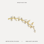עגיל ציפוי זהב הליקס - features