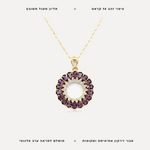 שרשרת ציפוי זהב מעגל אמיטיסט - features