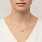 שרשרת תליון אינפיניטי - on model