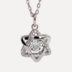 שרשרת תליון מגן דוויד - detail closeup
