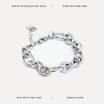 צמיד סטיינלס סטיל חוליות עובליות - features