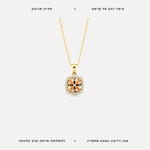 שרשרת ציפוי זהב אבן זירקון שמפיין - features