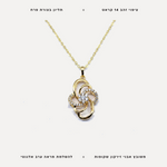 שרשרת ציפוי זהב פרח - features